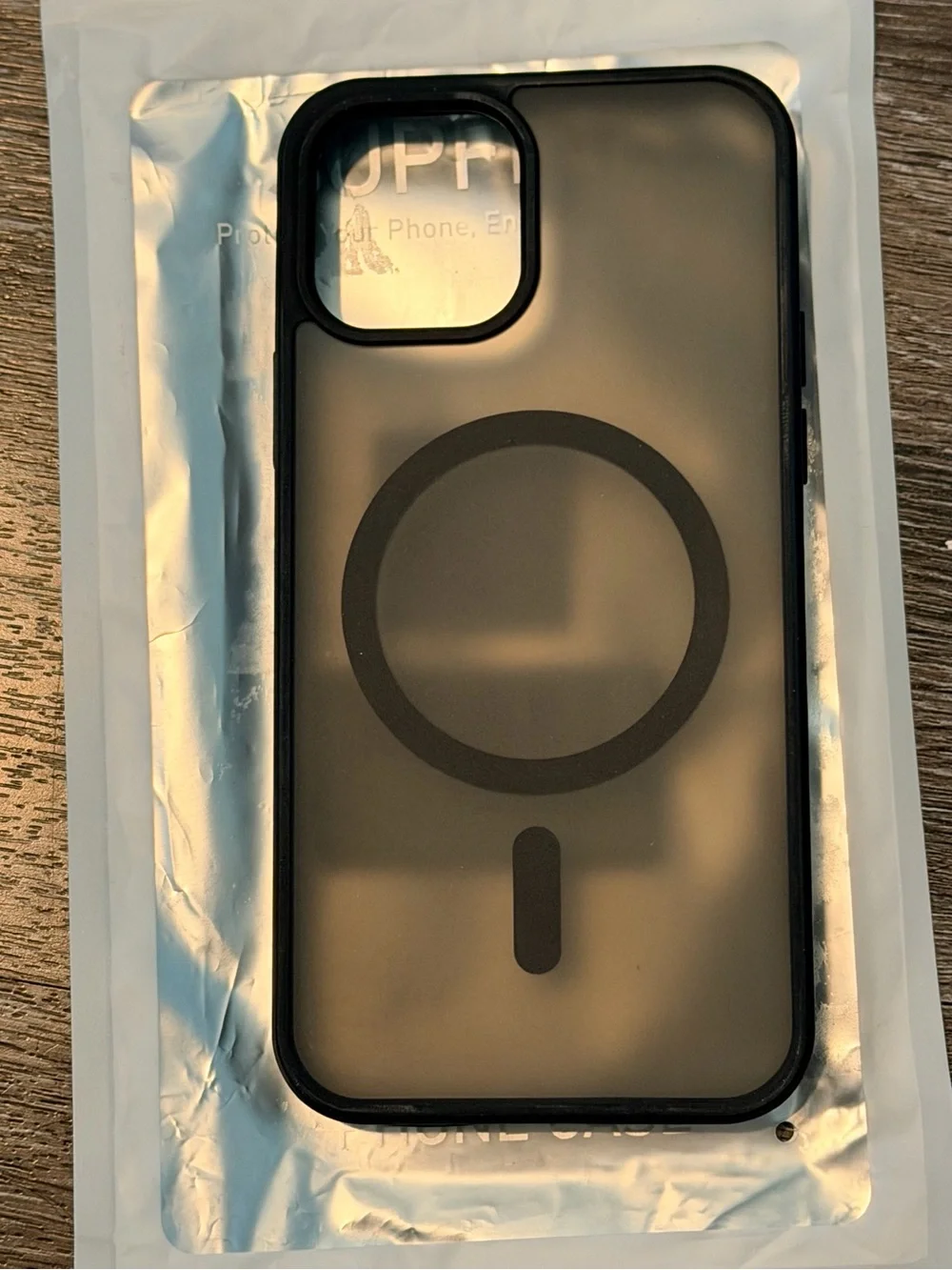 Black Protective Phone Case - Slim Matte Cover